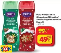 DURU WİNTER EDİTİON GİNGERBREAD&COOKİES/ VANİLLİA SUGAR&CİNNAMON DUŞ JELİ 450 ML DURU WİNTER EDİTİON GİNGERBREAD&COOKİES/ VANİLLİA SUGAR&CİNNAMON DUŞ JELİ 450 ML